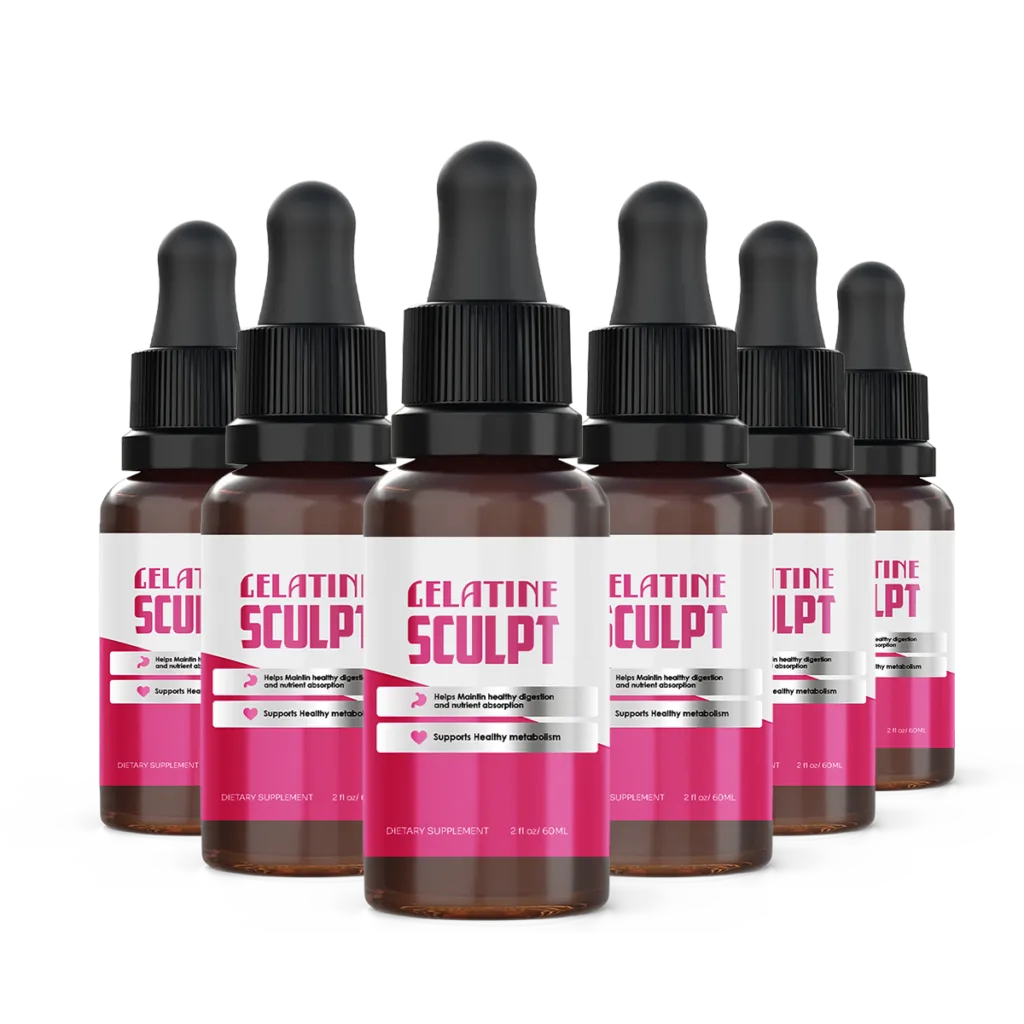 Gelatine Sculpt 6 bottles